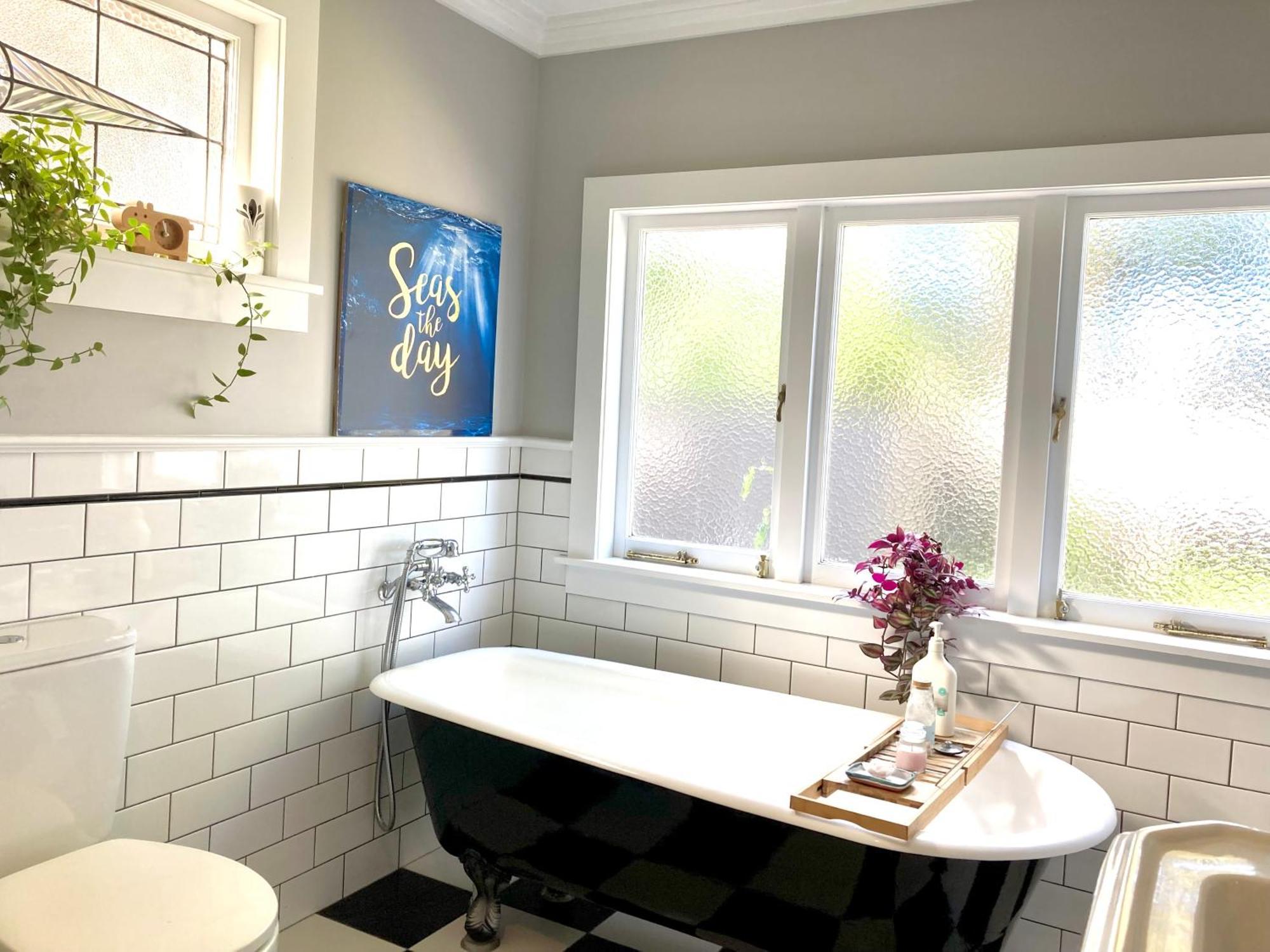 Spacious And Sunny Master Bedroom With Shared Bathrooms